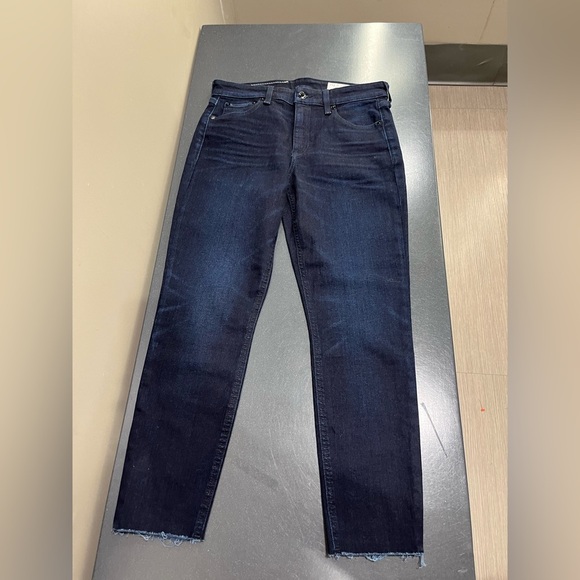NWT Rag and Bone Cate Mid Rise Skinny Dark Blue Esme 27 - Picture 3 of 7